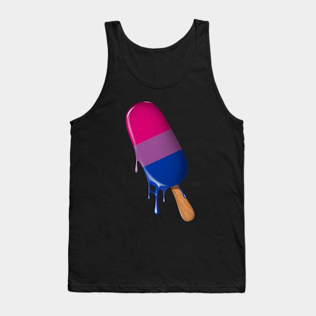 Bisexual Shirt Bisexual Flag Ice Cream LGBT Bisexual Pride Tank Top by Happy Lime